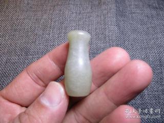 清代 和田玉烟嘴