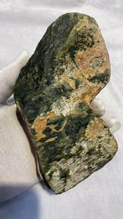 和田玉原石这样盘玩,越养越润超治愈✨