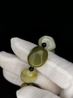 和田玉籽料原石手串